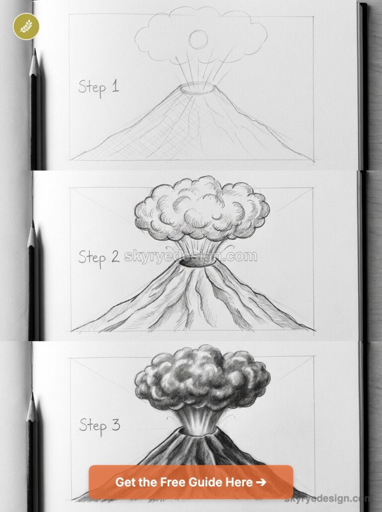 How to Draw a Volcano: Easy Steps + Pro Shading Tips