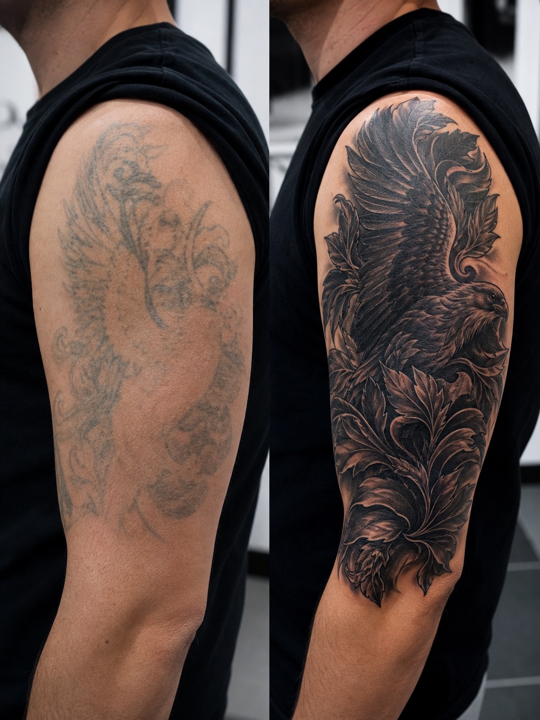 laser fading opens more options cover up tattoo design