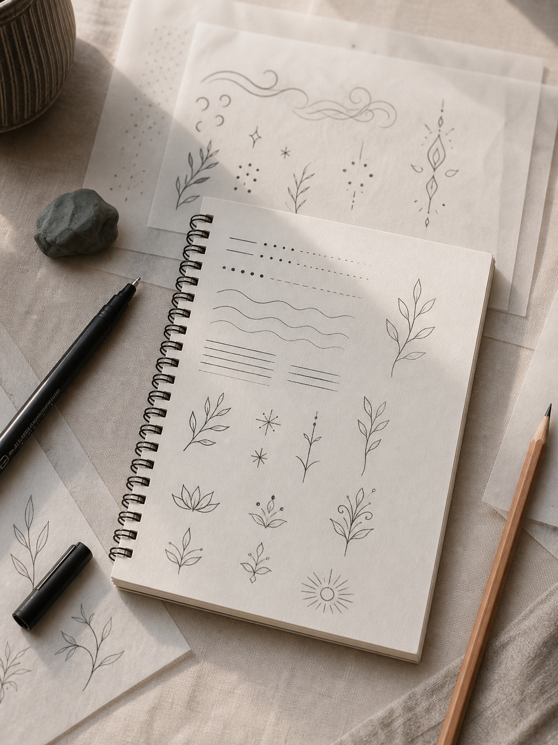 Easy tattoo ideas - Ideas for Beginner Artists Easy tattoo idea image for ideas for beginner artists, showing simple tattoo design sketches in a clean beginner-friendly style. | Sky Rye Design Easy tattoo idea image for ideas for beginner artists, showing simple tattoo design sketches in a clean beginner-friendly style.