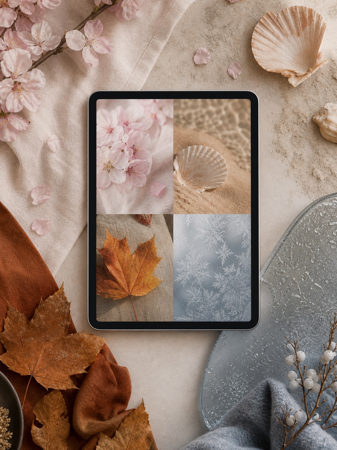 iPad wallpaper aesthetic cover - Rotating Wallpapers Seasonally Aesthetic iPad wallpaper cover for rotating wallpapers seasonally, with a clean modern composition and no text. | Sky Rye Design Aesthetic iPad wallpaper cover for rotating wallpapers seasonally, with a clean modern composition and no text.