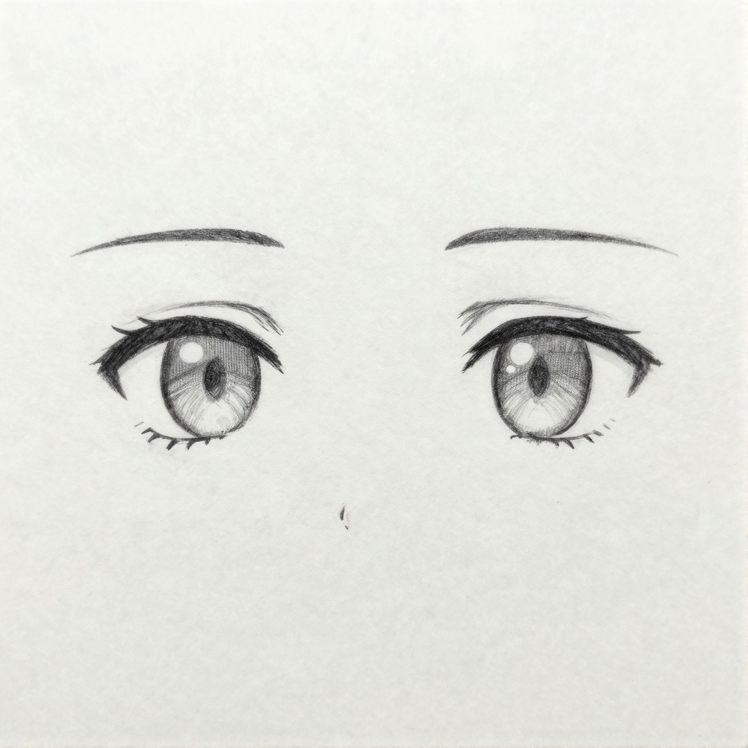 Almond anime eye reference with calm balanced eyelids and soft iris shading Almond anime eye reference drawing with calm balanced eyelids and soft iris shading | Sky Rye Design Almond anime eye reference drawing with calm balanced eyelids and soft iris shading