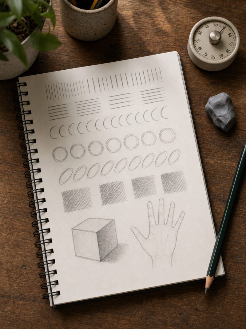 Beginner Drawing Exercises: 10 Simple Drills That Work