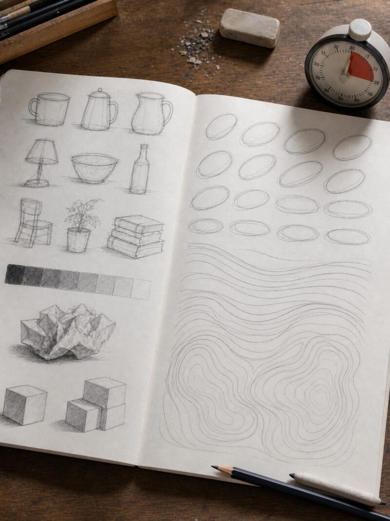 Beginner Drawing Exercises: 10 Simple Drills That Work