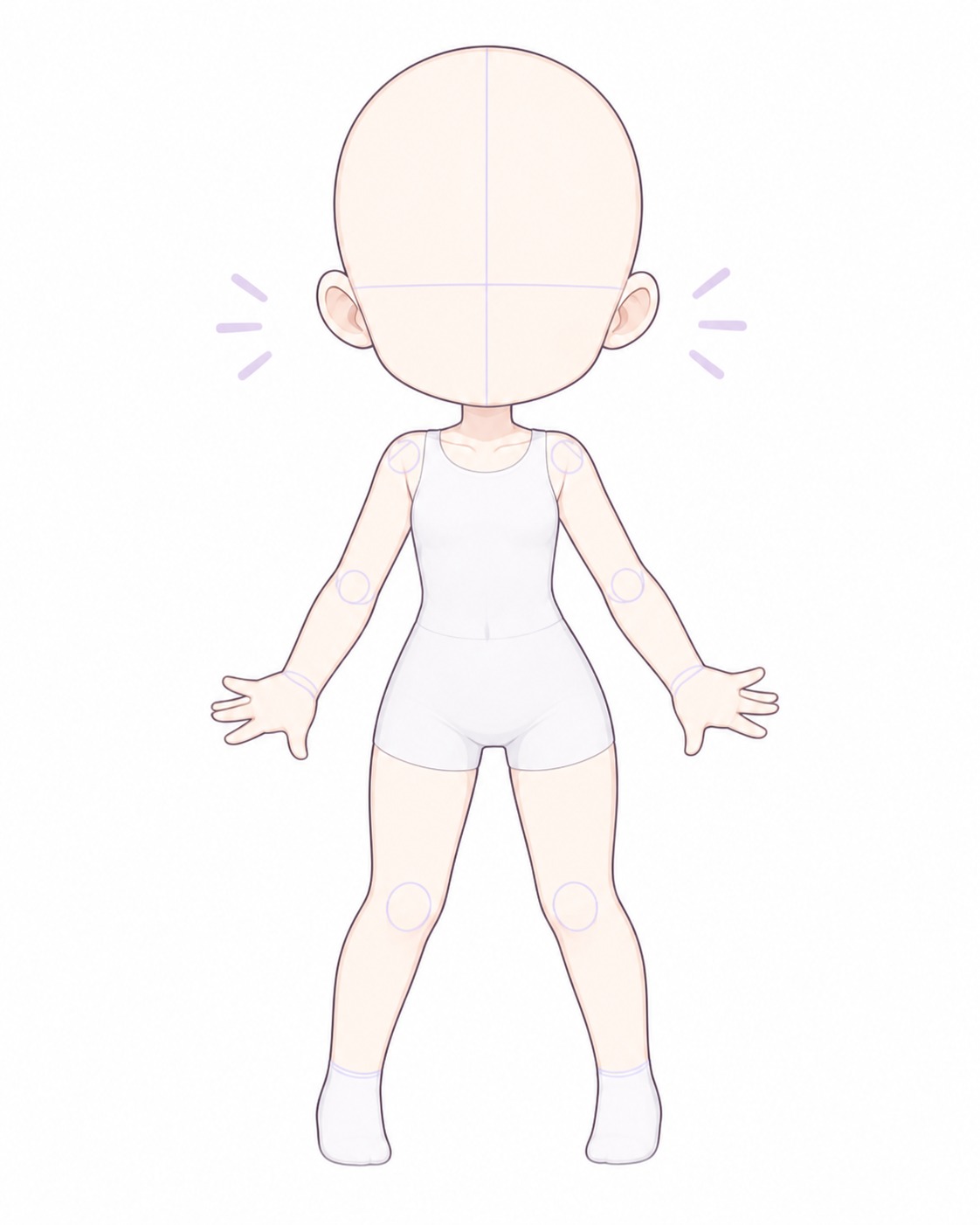 Gacha art base - surprised open hands surprised gacha base pose with open hands | Sky Rye Design surprised gacha base pose with open hands