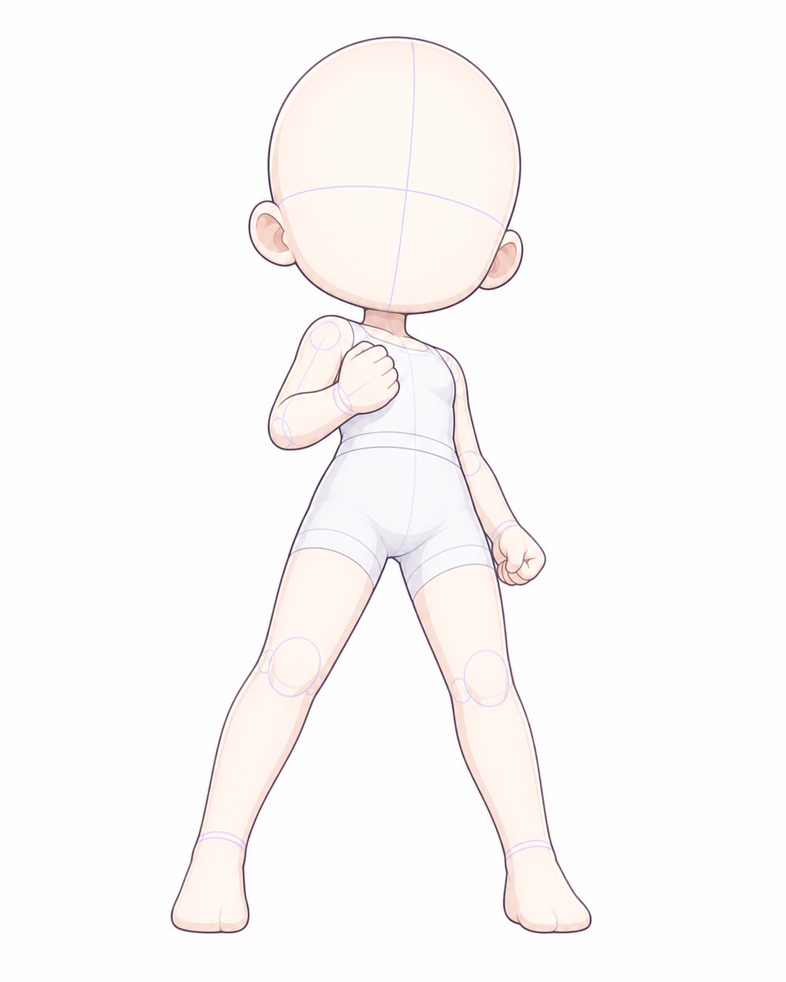 Gacha art base - heroic stance heroic gacha art base with strong stance and raised fist | Sky Rye Design heroic gacha art base with strong stance and raised fist