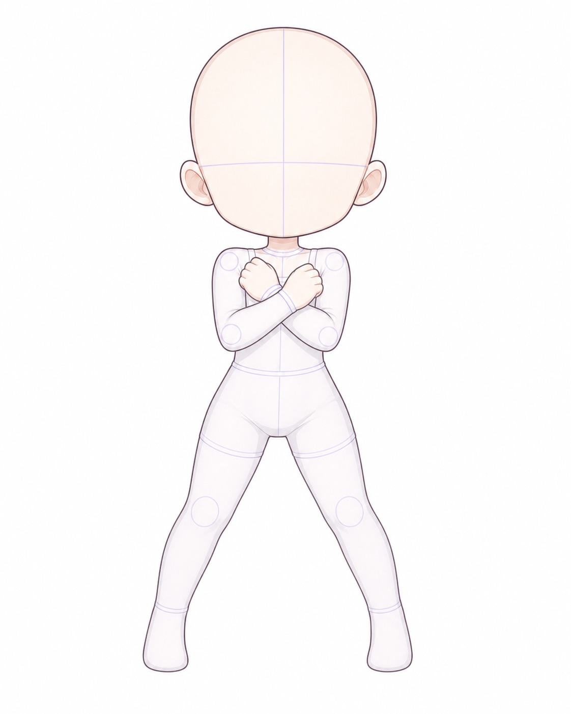 Gacha art base - arms crossed arms-crossed gacha base pose for confident characters | Sky Rye Design arms-crossed gacha base pose for confident characters