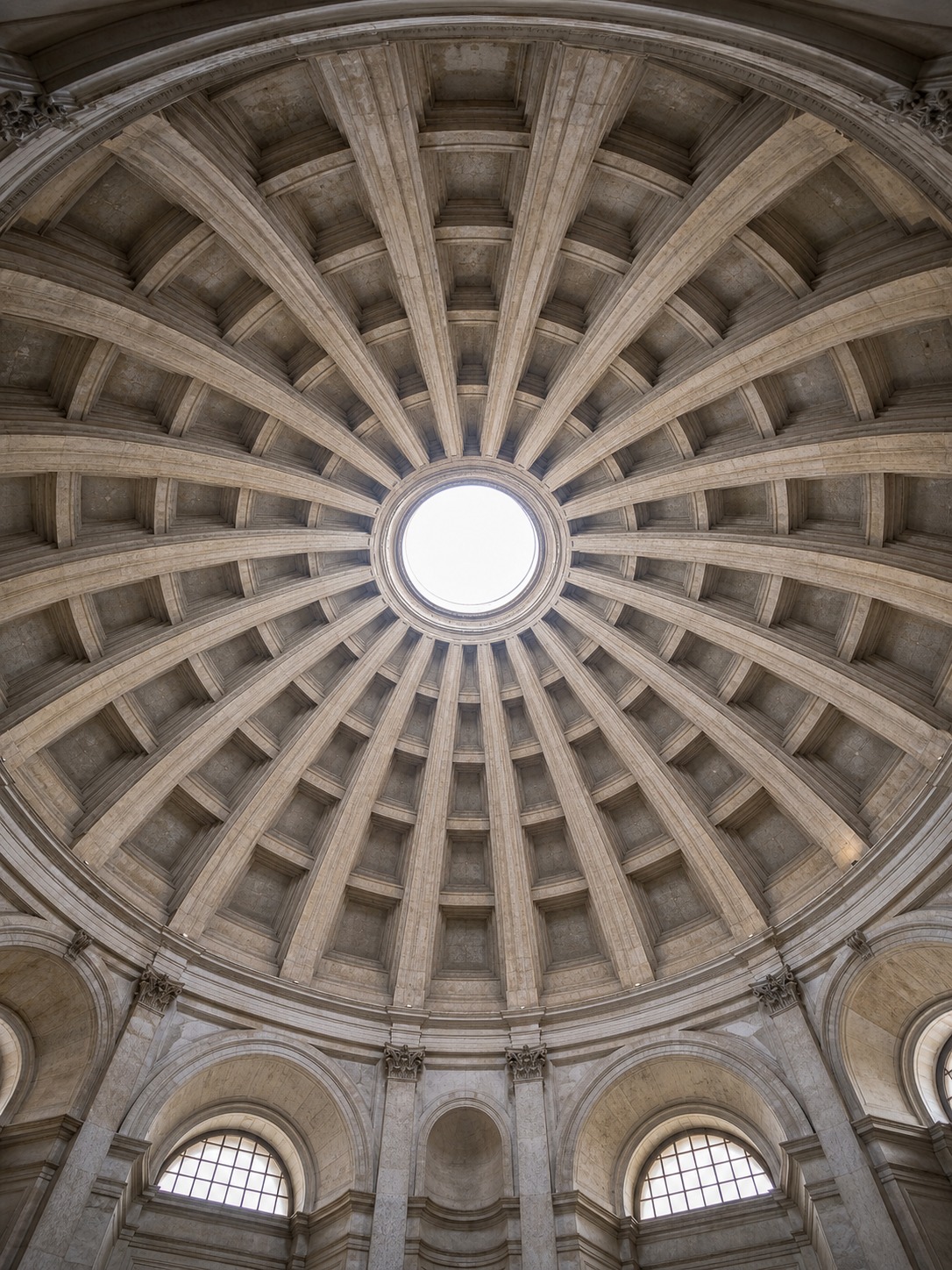 Radiating rhythm plan view dome and arches radiating rhythm plan view dome and arches | Sky Rye Design radiating rhythm plan view dome and arches