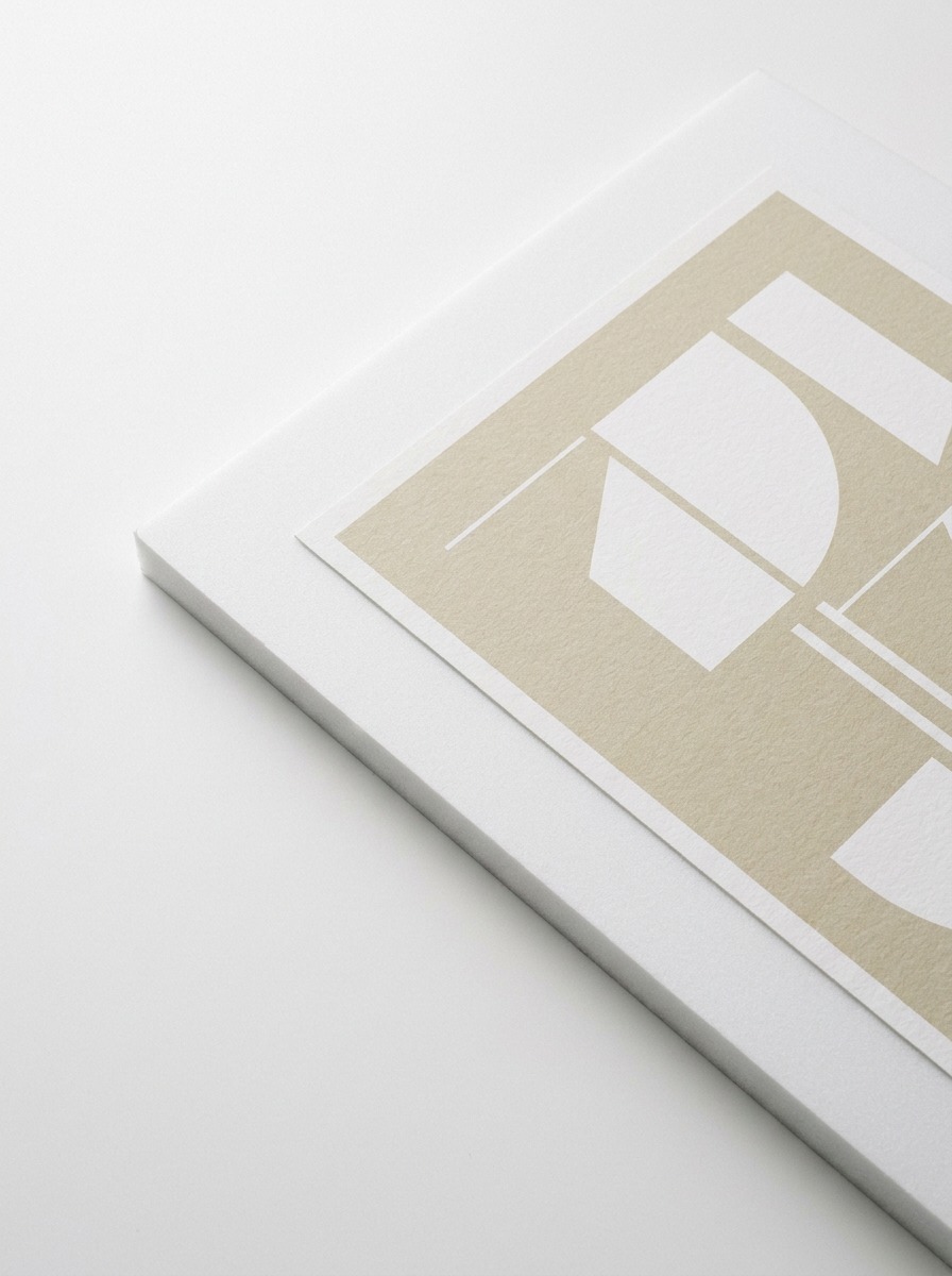 Foam board mounted poster edge A poster mounted flush to rigid foam board with a clean visible edge. | Sky Rye Design A poster mounted flush to rigid foam board with a clean visible edge.