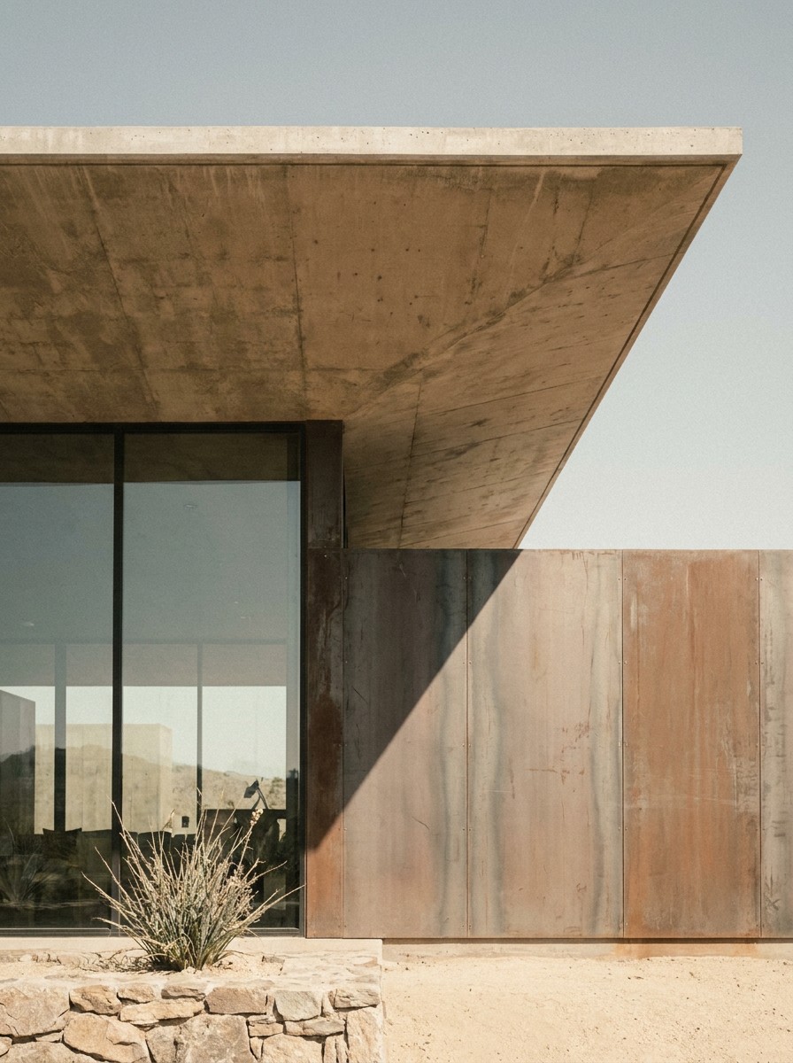 Shade Overhang South Window Shadow Line Deep roof overhang casting precise shadow line on south facing window | Sky Rye Design Deep roof overhang casting precise shadow line on south facing window