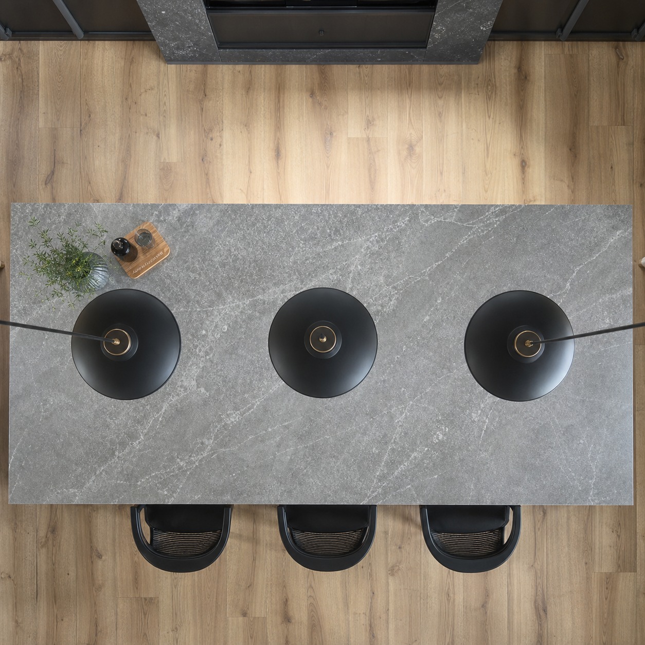 Top-down view of kitchen island pendant spacing top-down view of kitchen island pendant spacing | Sky Rye Design top-down view of kitchen island pendant spacing