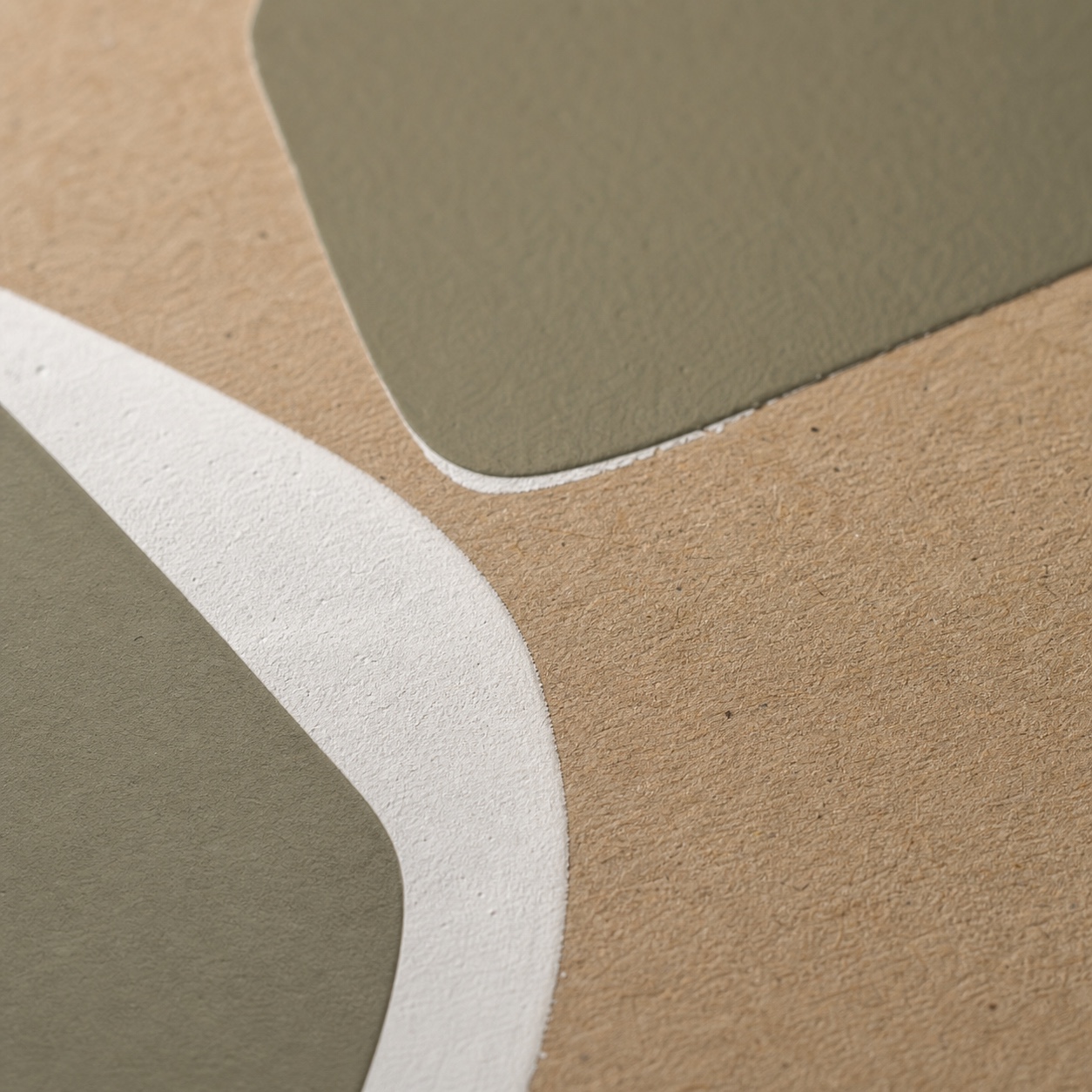 White ink base on kraft packaging White ink base layer visible beneath color on textured kraft packaging. | Sky Rye Design White ink base layer visible beneath color on textured kraft packaging.