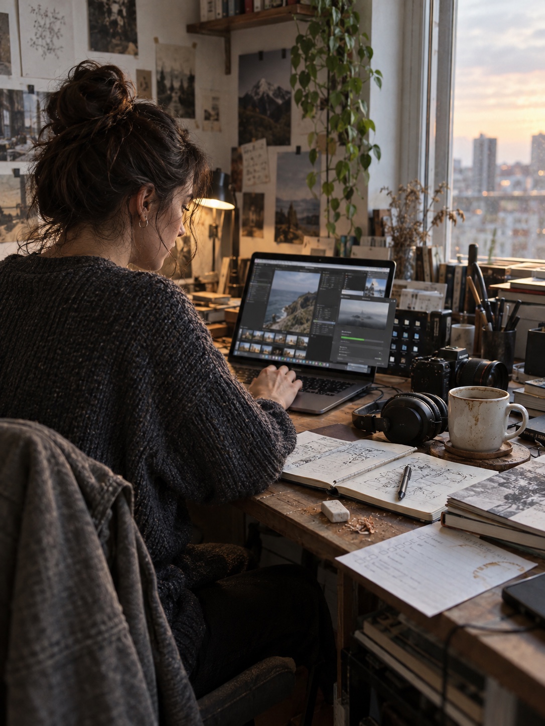 Small creative team production pressure Independent designer managing strategy, production, and delivery at one desk | Sky Rye Design Independent designer managing strategy, production, and delivery at one desk