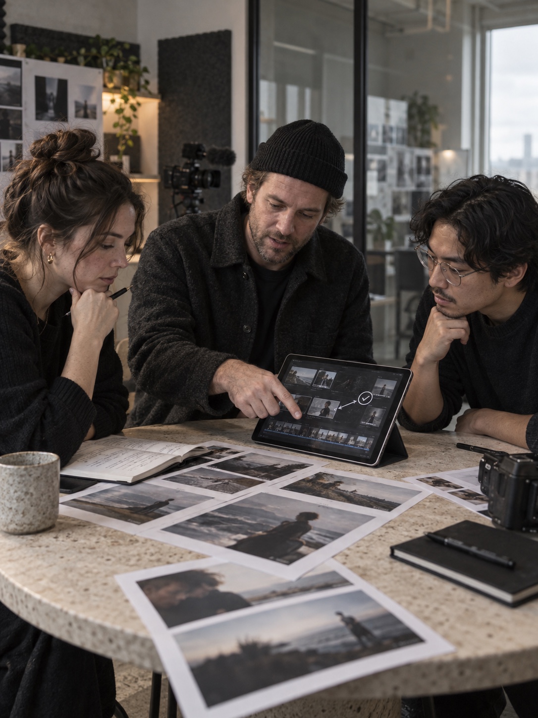 Video team roles and approval Small creative team assigning clear video production and approval roles | Sky Rye Design Small creative team assigning clear video production and approval roles