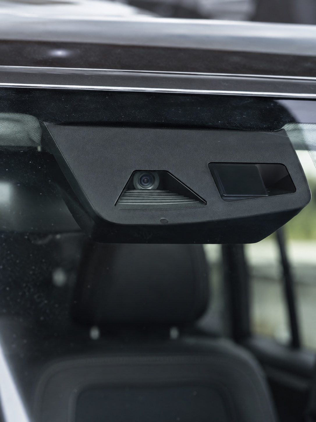 Windshield Camera and Radar Module Forward-facing automotive camera and radar module mounted behind a windshield | Sky Rye Design Forward-facing automotive camera and radar module mounted behind a windshield